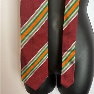 Kenzo Vintage Striped Silk Made in Italy Necktie Tie